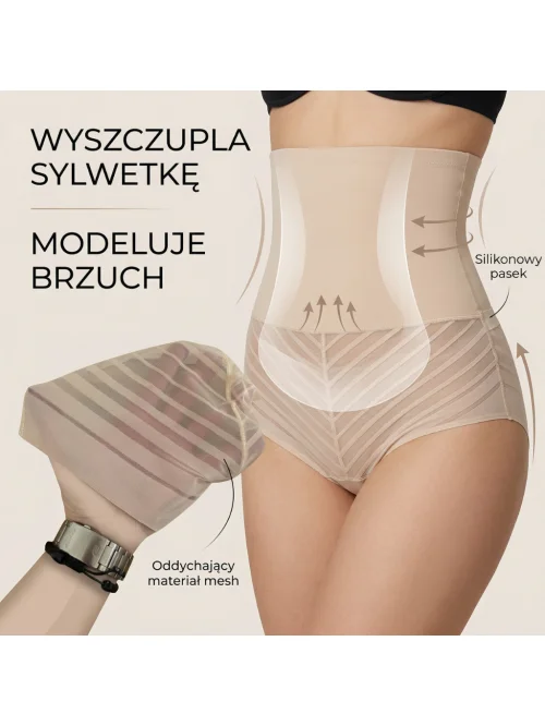 MAJTKI MODELUJĄCE WYSOKI STAN 2 SZT BEŻ + CZARNY